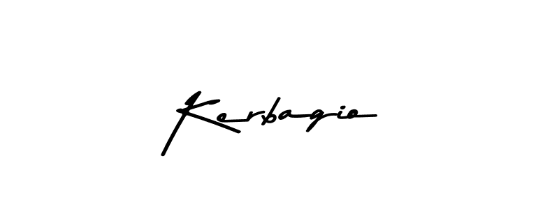 Design your own signature with our free online signature maker. With this signature software, you can create a handwritten (Asem Kandis PERSONAL USE) signature for name Kerbagio. Kerbagio signature style 9 images and pictures png