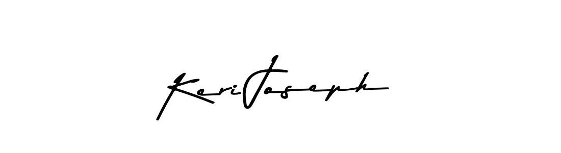 Make a beautiful signature design for name Keri Joseph. With this signature (Asem Kandis PERSONAL USE) style, you can create a handwritten signature for free. Keri Joseph signature style 9 images and pictures png