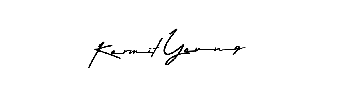 Make a beautiful signature design for name Kermit Young. With this signature (Asem Kandis PERSONAL USE) style, you can create a handwritten signature for free. Kermit Young signature style 9 images and pictures png