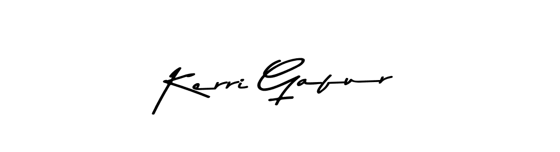 How to Draw Kerri Gafur signature style? Asem Kandis PERSONAL USE is a latest design signature styles for name Kerri Gafur. Kerri Gafur signature style 9 images and pictures png