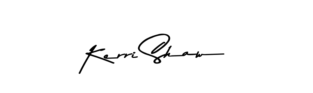 Design your own signature with our free online signature maker. With this signature software, you can create a handwritten (Asem Kandis PERSONAL USE) signature for name Kerri Shaw. Kerri Shaw signature style 9 images and pictures png