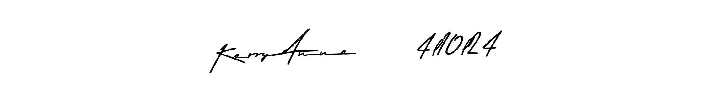 How to make Kerry Anne      4l10l24 signature? Asem Kandis PERSONAL USE is a professional autograph style. Create handwritten signature for Kerry Anne      4l10l24 name. Kerry Anne      4l10l24 signature style 9 images and pictures png