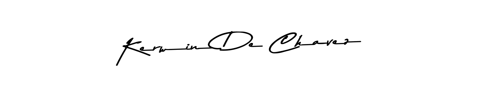 Design your own signature with our free online signature maker. With this signature software, you can create a handwritten (Asem Kandis PERSONAL USE) signature for name Kerwin De Chavez. Kerwin De Chavez signature style 9 images and pictures png