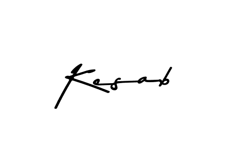 Kesab stylish signature style. Best Handwritten Sign (Asem Kandis PERSONAL USE) for my name. Handwritten Signature Collection Ideas for my name Kesab. Kesab signature style 9 images and pictures png