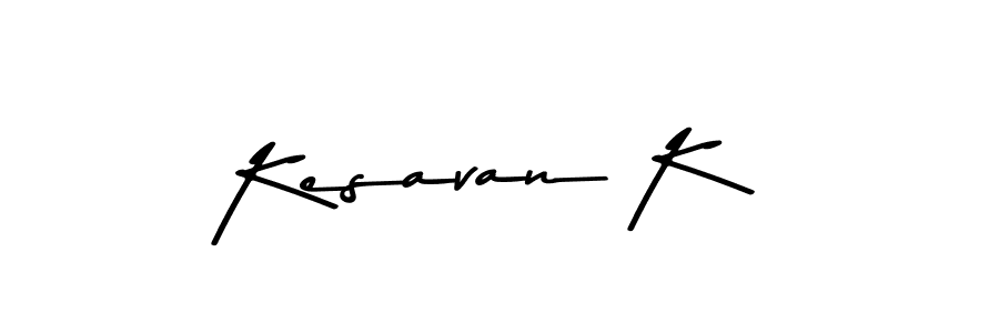 You should practise on your own different ways (Asem Kandis PERSONAL USE) to write your name (Kesavan K) in signature. don't let someone else do it for you. Kesavan K signature style 9 images and pictures png