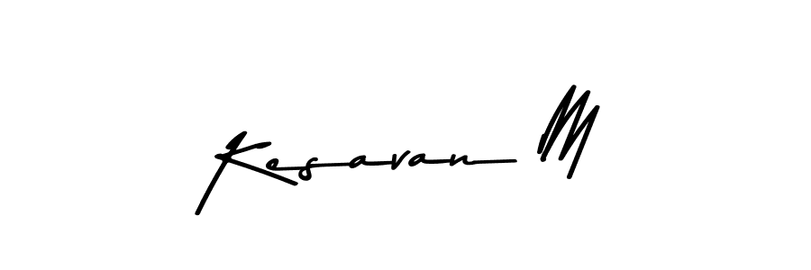 How to Draw Kesavan M signature style? Asem Kandis PERSONAL USE is a latest design signature styles for name Kesavan M. Kesavan M signature style 9 images and pictures png