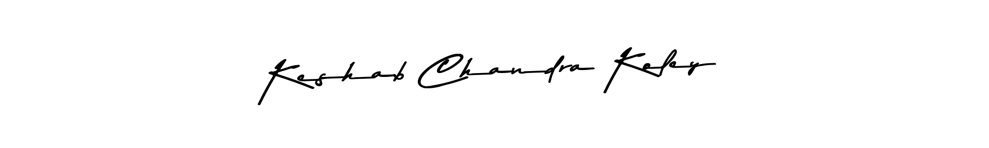 Design your own signature with our free online signature maker. With this signature software, you can create a handwritten (Asem Kandis PERSONAL USE) signature for name Keshab Chandra Koley. Keshab Chandra Koley signature style 9 images and pictures png