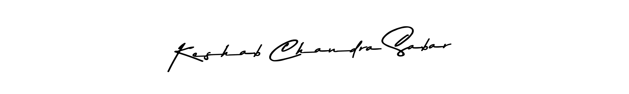 Use a signature maker to create a handwritten signature online. With this signature software, you can design (Asem Kandis PERSONAL USE) your own signature for name Keshab Chandra Sabar. Keshab Chandra Sabar signature style 9 images and pictures png