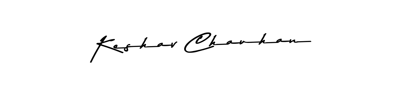 Design your own signature with our free online signature maker. With this signature software, you can create a handwritten (Asem Kandis PERSONAL USE) signature for name Keshav Chauhan. Keshav Chauhan signature style 9 images and pictures png