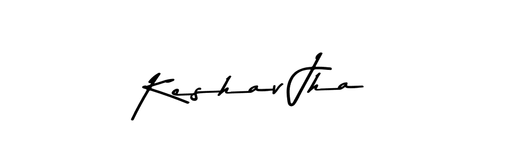 Create a beautiful signature design for name Keshav Jha. With this signature (Asem Kandis PERSONAL USE) fonts, you can make a handwritten signature for free. Keshav Jha signature style 9 images and pictures png