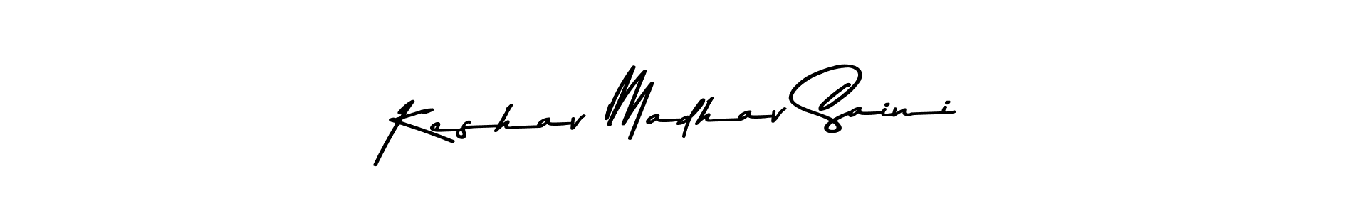 How to make Keshav Madhav Saini signature? Asem Kandis PERSONAL USE is a professional autograph style. Create handwritten signature for Keshav Madhav Saini name. Keshav Madhav Saini signature style 9 images and pictures png