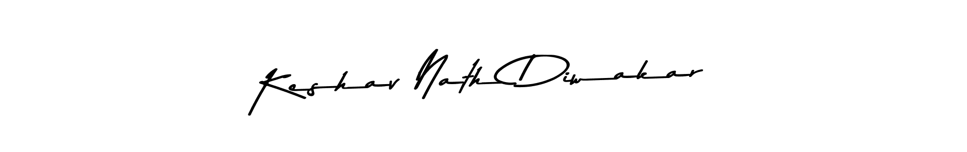 Use a signature maker to create a handwritten signature online. With this signature software, you can design (Asem Kandis PERSONAL USE) your own signature for name Keshav Nath Diwakar. Keshav Nath Diwakar signature style 9 images and pictures png