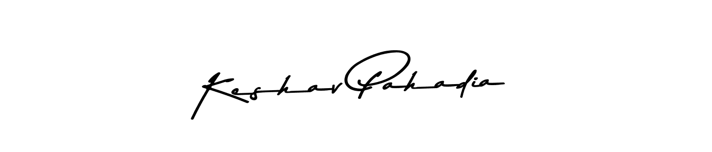 Make a beautiful signature design for name Keshav Pahadia. With this signature (Asem Kandis PERSONAL USE) style, you can create a handwritten signature for free. Keshav Pahadia signature style 9 images and pictures png