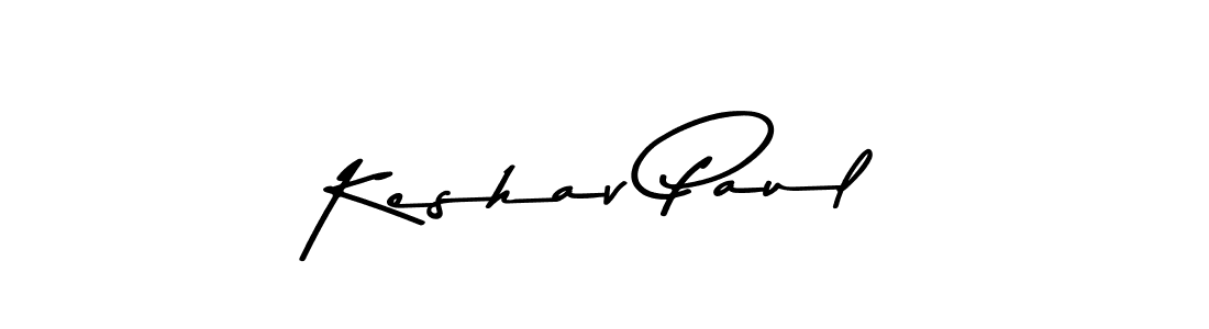 How to make Keshav Paul name signature. Use Asem Kandis PERSONAL USE style for creating short signs online. This is the latest handwritten sign. Keshav Paul signature style 9 images and pictures png