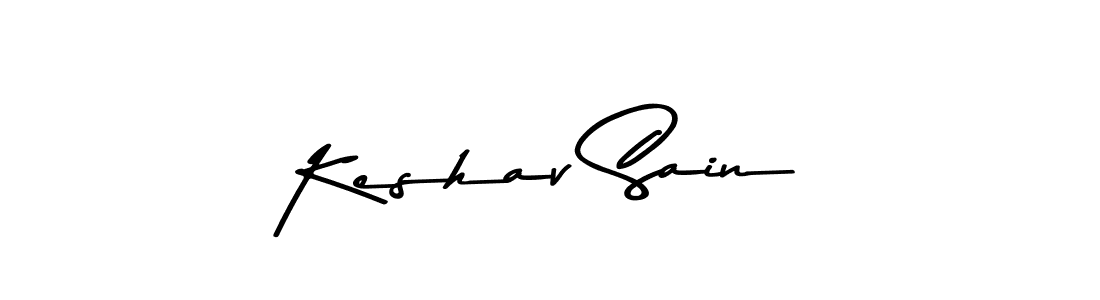 Here are the top 10 professional signature styles for the name Keshav Sain. These are the best autograph styles you can use for your name. Keshav Sain signature style 9 images and pictures png