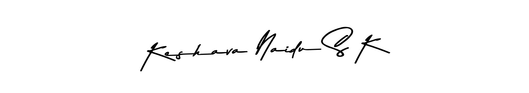 Use a signature maker to create a handwritten signature online. With this signature software, you can design (Asem Kandis PERSONAL USE) your own signature for name Keshava Naidu S K. Keshava Naidu S K signature style 9 images and pictures png