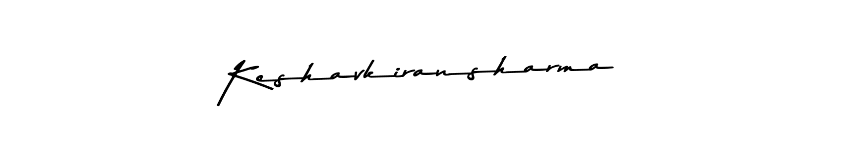 Make a beautiful signature design for name Keshavkiransharma. With this signature (Asem Kandis PERSONAL USE) style, you can create a handwritten signature for free. Keshavkiransharma signature style 9 images and pictures png