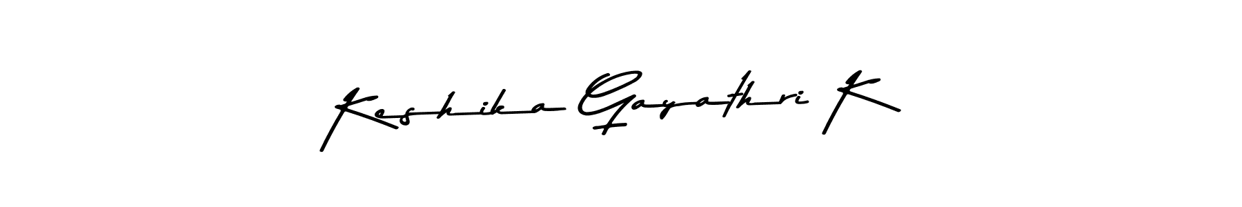 It looks lik you need a new signature style for name Keshika Gayathri K. Design unique handwritten (Asem Kandis PERSONAL USE) signature with our free signature maker in just a few clicks. Keshika Gayathri K signature style 9 images and pictures png