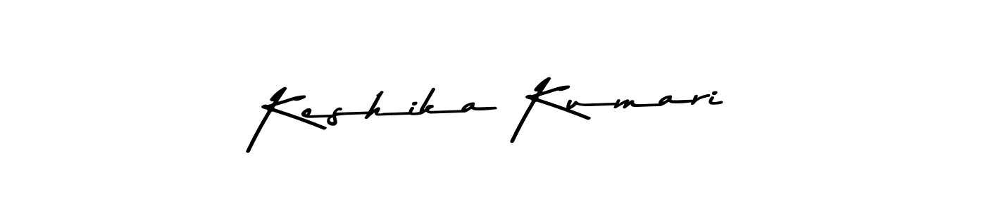 Use a signature maker to create a handwritten signature online. With this signature software, you can design (Asem Kandis PERSONAL USE) your own signature for name Keshika Kumari. Keshika Kumari signature style 9 images and pictures png