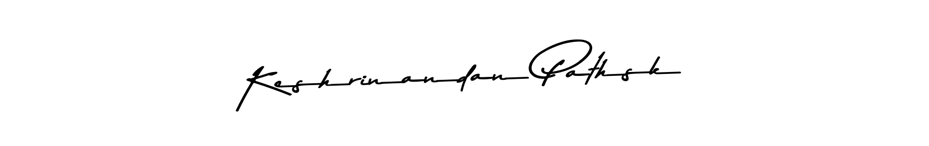 Make a beautiful signature design for name Keshrinandan Pathsk. Use this online signature maker to create a handwritten signature for free. Keshrinandan Pathsk signature style 9 images and pictures png