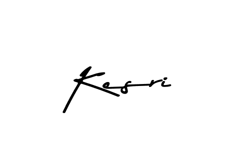 Create a beautiful signature design for name Kesri. With this signature (Asem Kandis PERSONAL USE) fonts, you can make a handwritten signature for free. Kesri signature style 9 images and pictures png