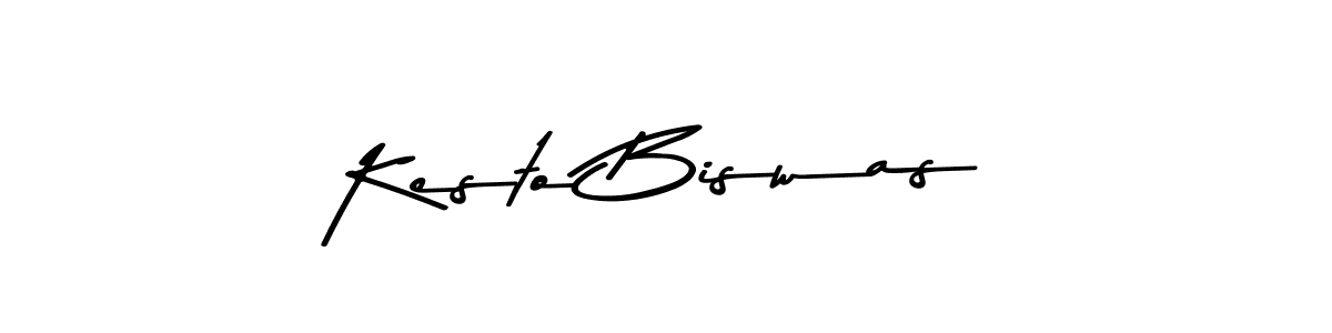 Also You can easily find your signature by using the search form. We will create Kesto Biswas name handwritten signature images for you free of cost using Asem Kandis PERSONAL USE sign style. Kesto Biswas signature style 9 images and pictures png