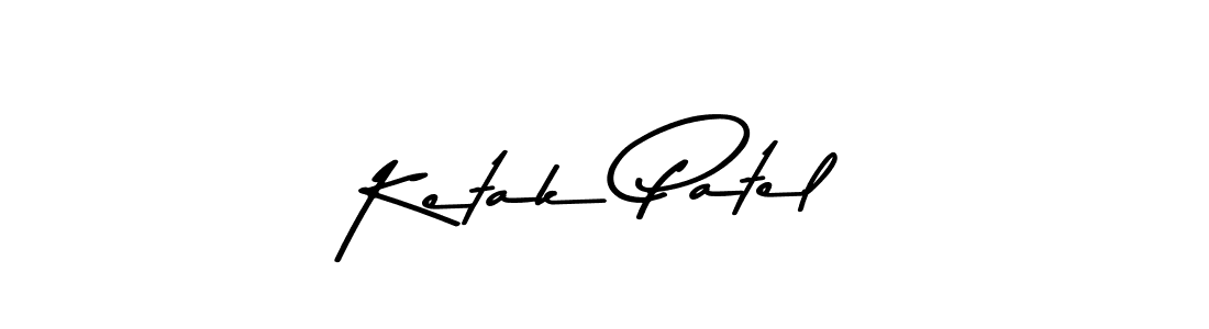 The best way (Asem Kandis PERSONAL USE) to make a short signature is to pick only two or three words in your name. The name Ketak Patel include a total of six letters. For converting this name. Ketak Patel signature style 9 images and pictures png