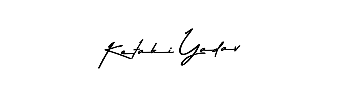Use a signature maker to create a handwritten signature online. With this signature software, you can design (Asem Kandis PERSONAL USE) your own signature for name Ketaki Yadav. Ketaki Yadav signature style 9 images and pictures png