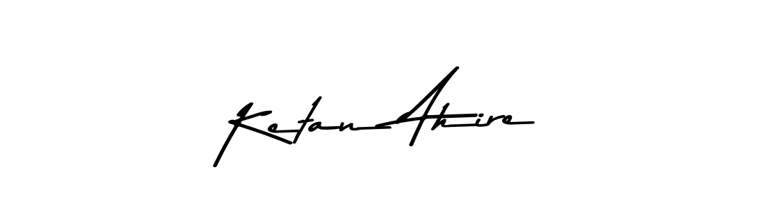 It looks lik you need a new signature style for name Ketan Ahire. Design unique handwritten (Asem Kandis PERSONAL USE) signature with our free signature maker in just a few clicks. Ketan Ahire signature style 9 images and pictures png