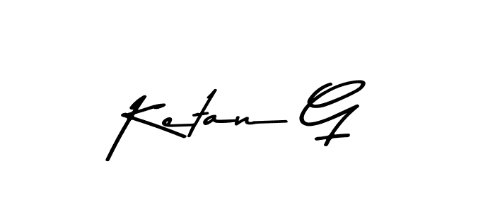 Ketan G stylish signature style. Best Handwritten Sign (Asem Kandis PERSONAL USE) for my name. Handwritten Signature Collection Ideas for my name Ketan G. Ketan G signature style 9 images and pictures png