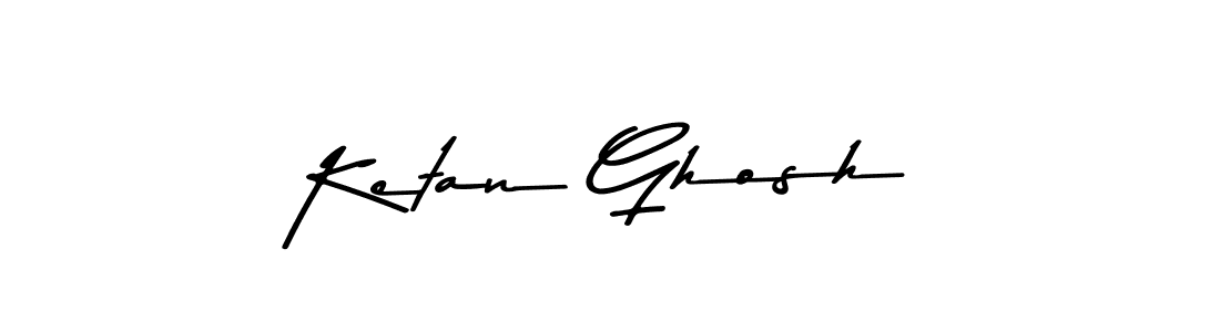 Use a signature maker to create a handwritten signature online. With this signature software, you can design (Asem Kandis PERSONAL USE) your own signature for name Ketan Ghosh. Ketan Ghosh signature style 9 images and pictures png