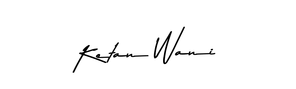 Here are the top 10 professional signature styles for the name Ketan Wani. These are the best autograph styles you can use for your name. Ketan Wani signature style 9 images and pictures png