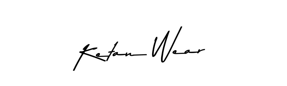 The best way (Asem Kandis PERSONAL USE) to make a short signature is to pick only two or three words in your name. The name Ketan Wear include a total of six letters. For converting this name. Ketan Wear signature style 9 images and pictures png