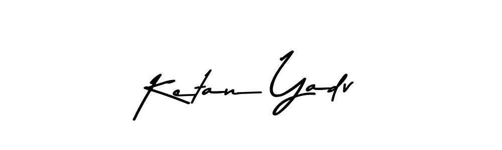 The best way (Asem Kandis PERSONAL USE) to make a short signature is to pick only two or three words in your name. The name Ketan Yadv include a total of six letters. For converting this name. Ketan Yadv signature style 9 images and pictures png