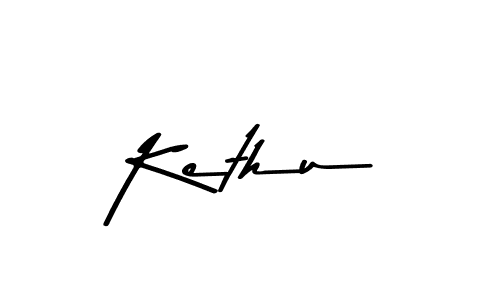 Create a beautiful signature design for name Kethu. With this signature (Asem Kandis PERSONAL USE) fonts, you can make a handwritten signature for free. Kethu signature style 9 images and pictures png