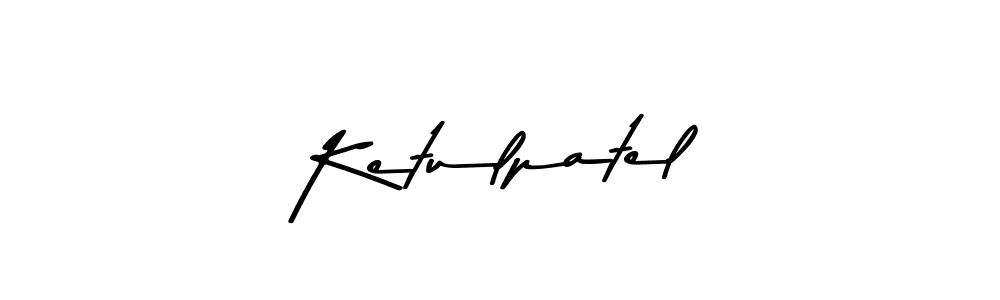 Asem Kandis PERSONAL USE is a professional signature style that is perfect for those who want to add a touch of class to their signature. It is also a great choice for those who want to make their signature more unique. Get Ketulpatel name to fancy signature for free. Ketulpatel signature style 9 images and pictures png