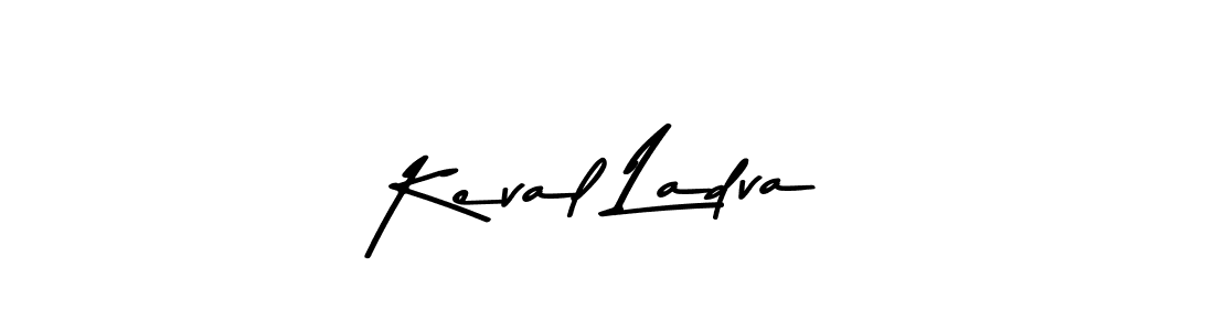 Asem Kandis PERSONAL USE is a professional signature style that is perfect for those who want to add a touch of class to their signature. It is also a great choice for those who want to make their signature more unique. Get Keval Ladva name to fancy signature for free. Keval Ladva signature style 9 images and pictures png