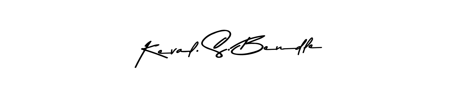 Asem Kandis PERSONAL USE is a professional signature style that is perfect for those who want to add a touch of class to their signature. It is also a great choice for those who want to make their signature more unique. Get Keval. S. Bendle name to fancy signature for free. Keval. S. Bendle signature style 9 images and pictures png