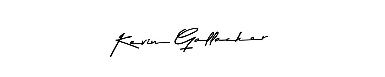 Make a beautiful signature design for name Kevin Gallacher. With this signature (Asem Kandis PERSONAL USE) style, you can create a handwritten signature for free. Kevin Gallacher signature style 9 images and pictures png