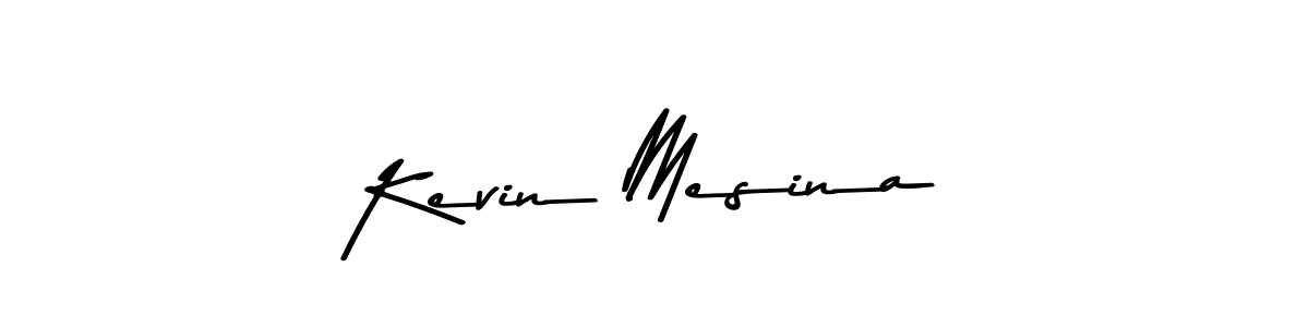 Use a signature maker to create a handwritten signature online. With this signature software, you can design (Asem Kandis PERSONAL USE) your own signature for name Kevin Mesina. Kevin Mesina signature style 9 images and pictures png