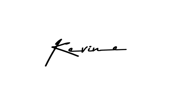 Create a beautiful signature design for name Kevine. With this signature (Asem Kandis PERSONAL USE) fonts, you can make a handwritten signature for free. Kevine signature style 9 images and pictures png