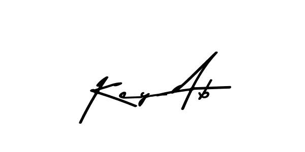 Make a beautiful signature design for name Key Ab. With this signature (Asem Kandis PERSONAL USE) style, you can create a handwritten signature for free. Key Ab signature style 9 images and pictures png