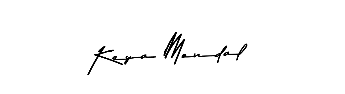 Design your own signature with our free online signature maker. With this signature software, you can create a handwritten (Asem Kandis PERSONAL USE) signature for name Keya Mondal. Keya Mondal signature style 9 images and pictures png