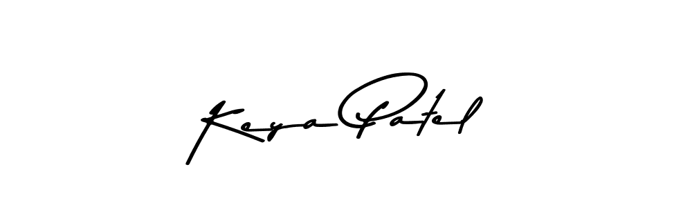 Use a signature maker to create a handwritten signature online. With this signature software, you can design (Asem Kandis PERSONAL USE) your own signature for name Keya Patel. Keya Patel signature style 9 images and pictures png