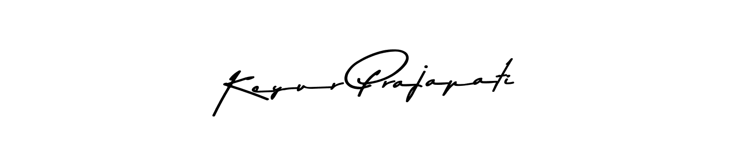 Also we have Keyur Prajapati name is the best signature style. Create professional handwritten signature collection using Asem Kandis PERSONAL USE autograph style. Keyur Prajapati signature style 9 images and pictures png