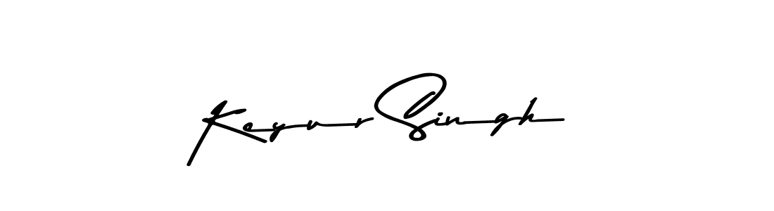 This is the best signature style for the Keyur Singh name. Also you like these signature font (Asem Kandis PERSONAL USE). Mix name signature. Keyur Singh signature style 9 images and pictures png