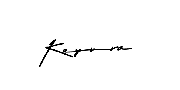 Keyura stylish signature style. Best Handwritten Sign (Asem Kandis PERSONAL USE) for my name. Handwritten Signature Collection Ideas for my name Keyura. Keyura signature style 9 images and pictures png