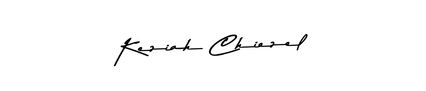 Design your own signature with our free online signature maker. With this signature software, you can create a handwritten (Asem Kandis PERSONAL USE) signature for name Keziah Chiezel. Keziah Chiezel signature style 9 images and pictures png