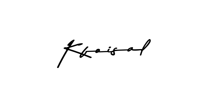 How to make Kfoisal signature? Asem Kandis PERSONAL USE is a professional autograph style. Create handwritten signature for Kfoisal name. Kfoisal signature style 9 images and pictures png