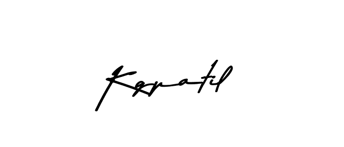 How to make Kgpatil signature? Asem Kandis PERSONAL USE is a professional autograph style. Create handwritten signature for Kgpatil name. Kgpatil signature style 9 images and pictures png